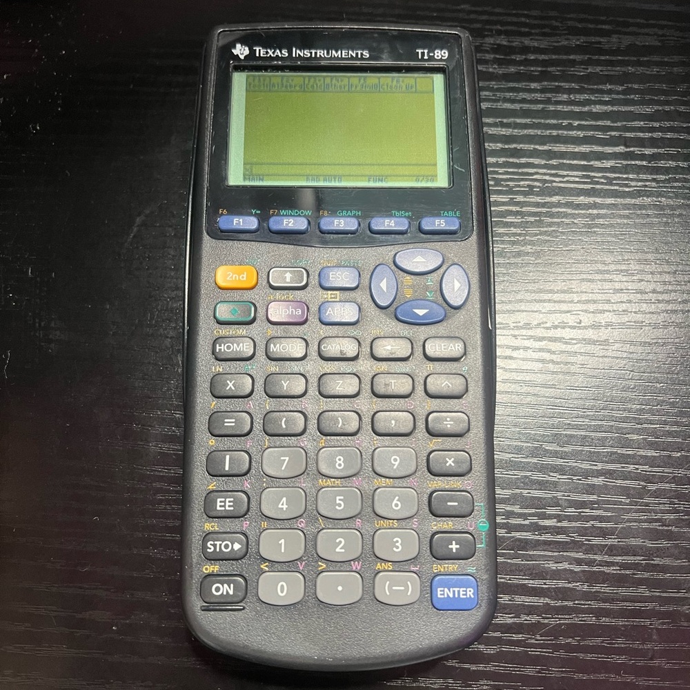 Ti-89 Graphing Calculator Used